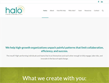 Tablet Screenshot of halopartnersllc.com